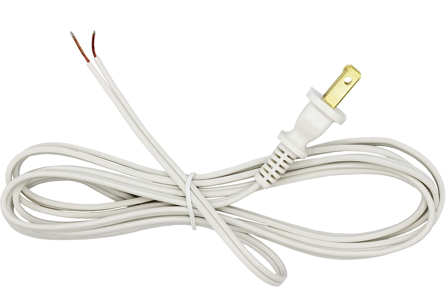 Creative Hobbies Make a Lamp or Repair Kit - All Essential Hardware, Gold 3 Way Socket, and White Electric Cord