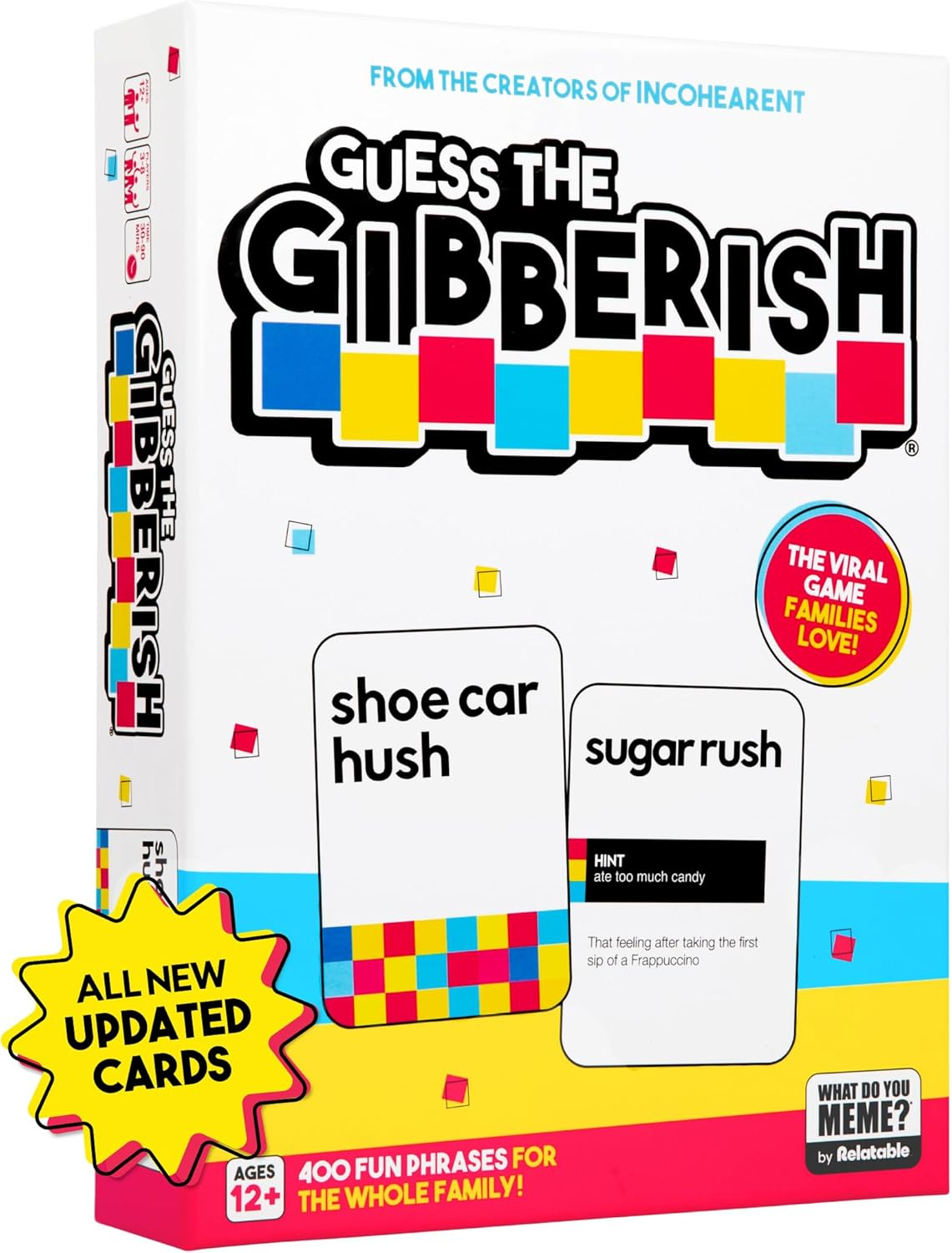 Guess The Gibberish Family Game, from The Creators of Incohereant for Ages 12+ by What Do You Meme?