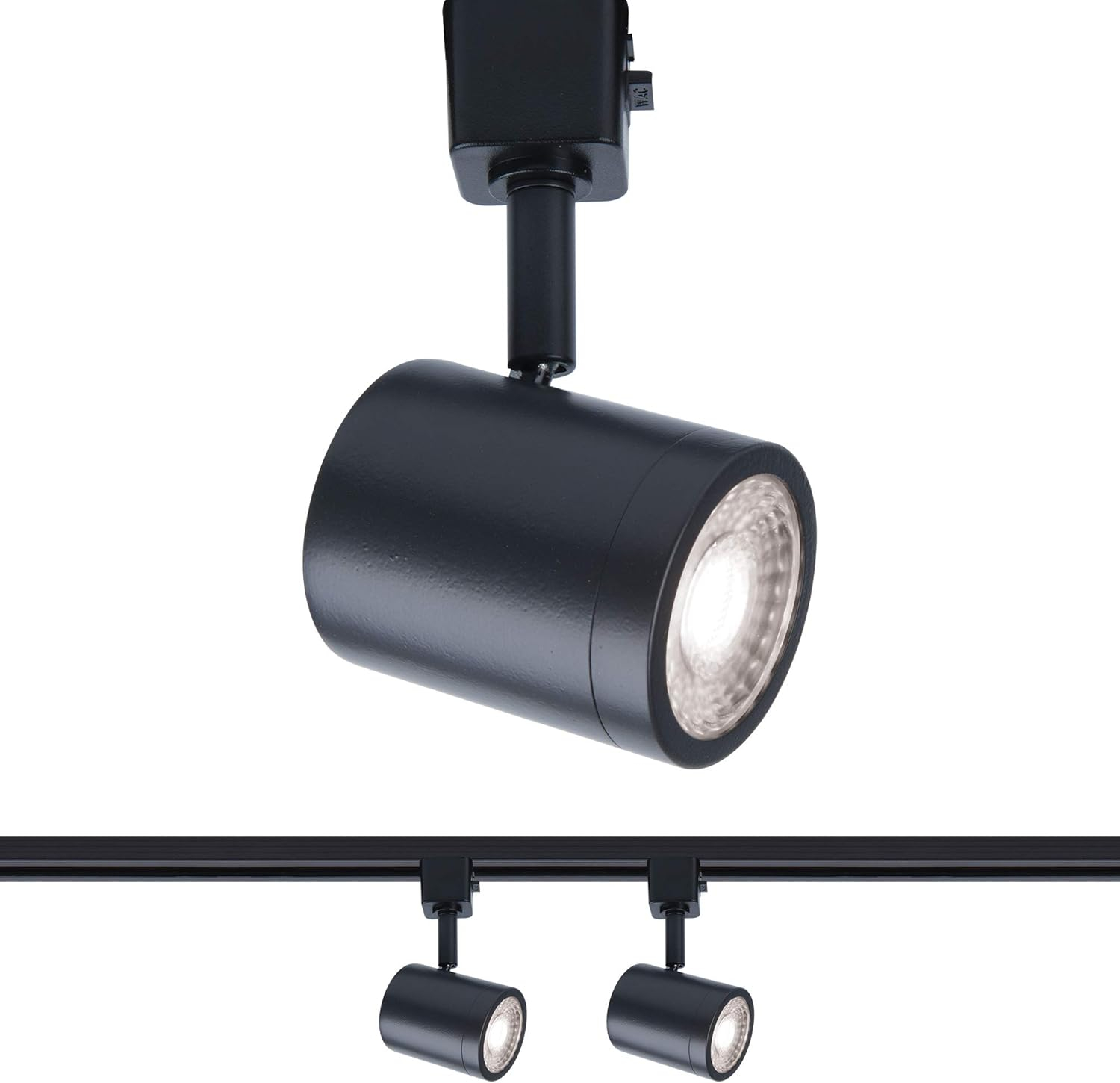 WAC Lighting Charge 10W LED Aluminum Track Head for H Track in Black (Set of 2)
