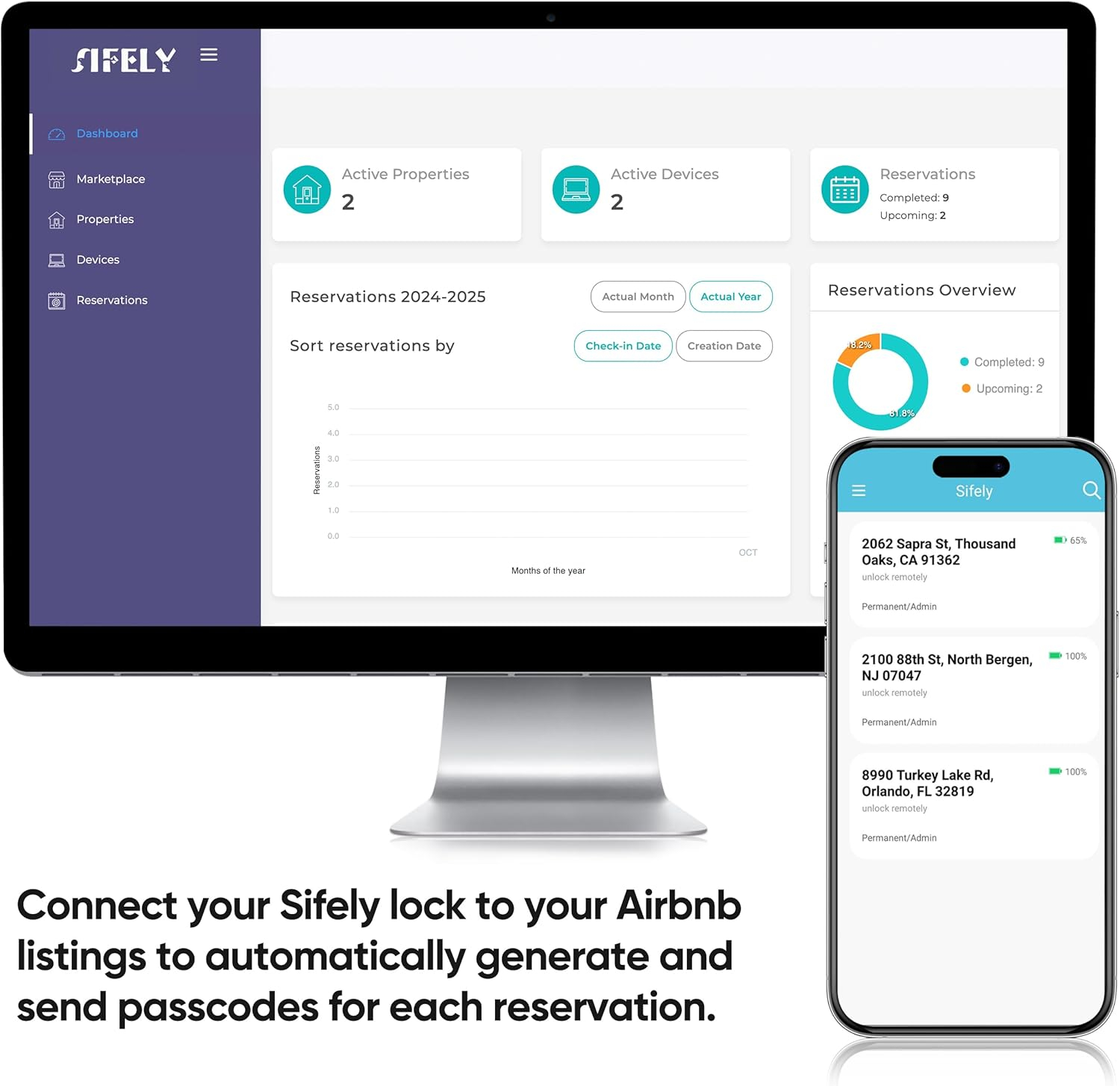 Keyless-Entry Fingerprint Smart Door Lock: Sifely Digital Electronic Lock with Code Passcode, Electric Door Knob, Biometric Door Handle Lock, Perfect for Exterior/Interior/Entry/Bedroom Doors (Black)
