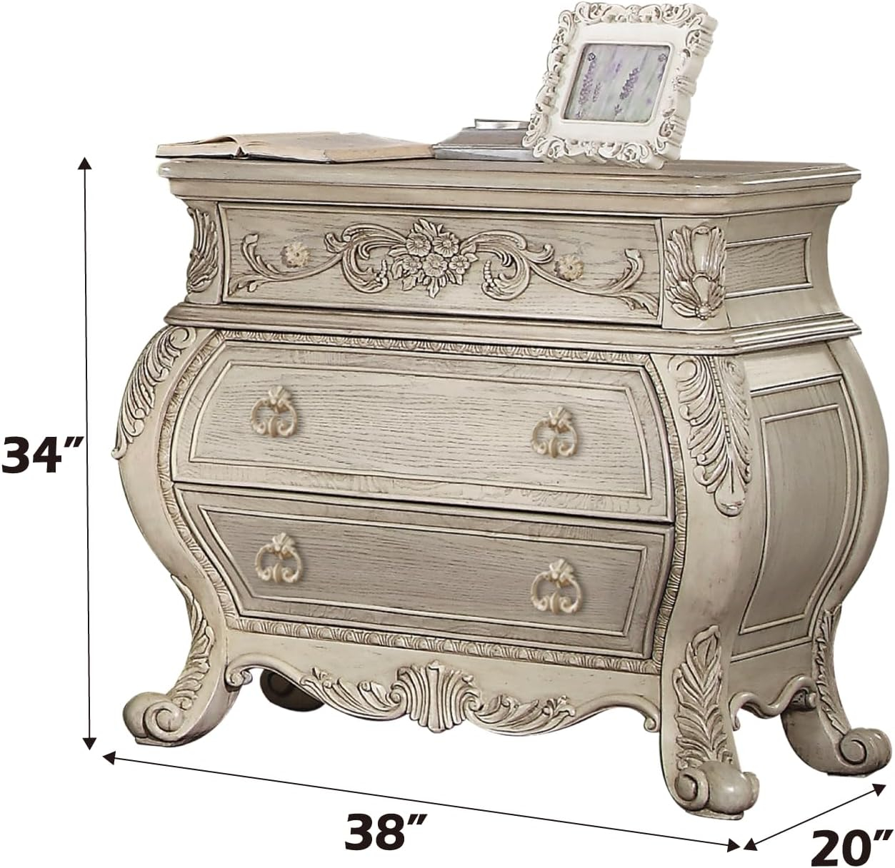 Lux Comfort 20'' W Solid Wood Nightstand