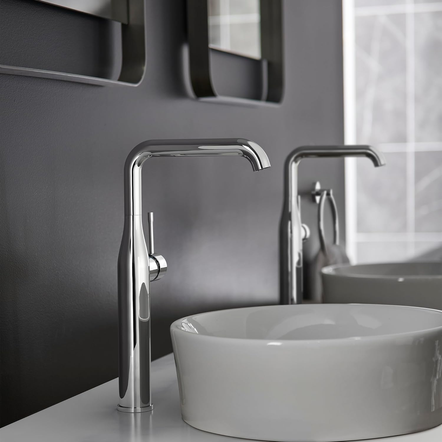 Essence New Polished Chrome Single-Handle Bathroom Faucet