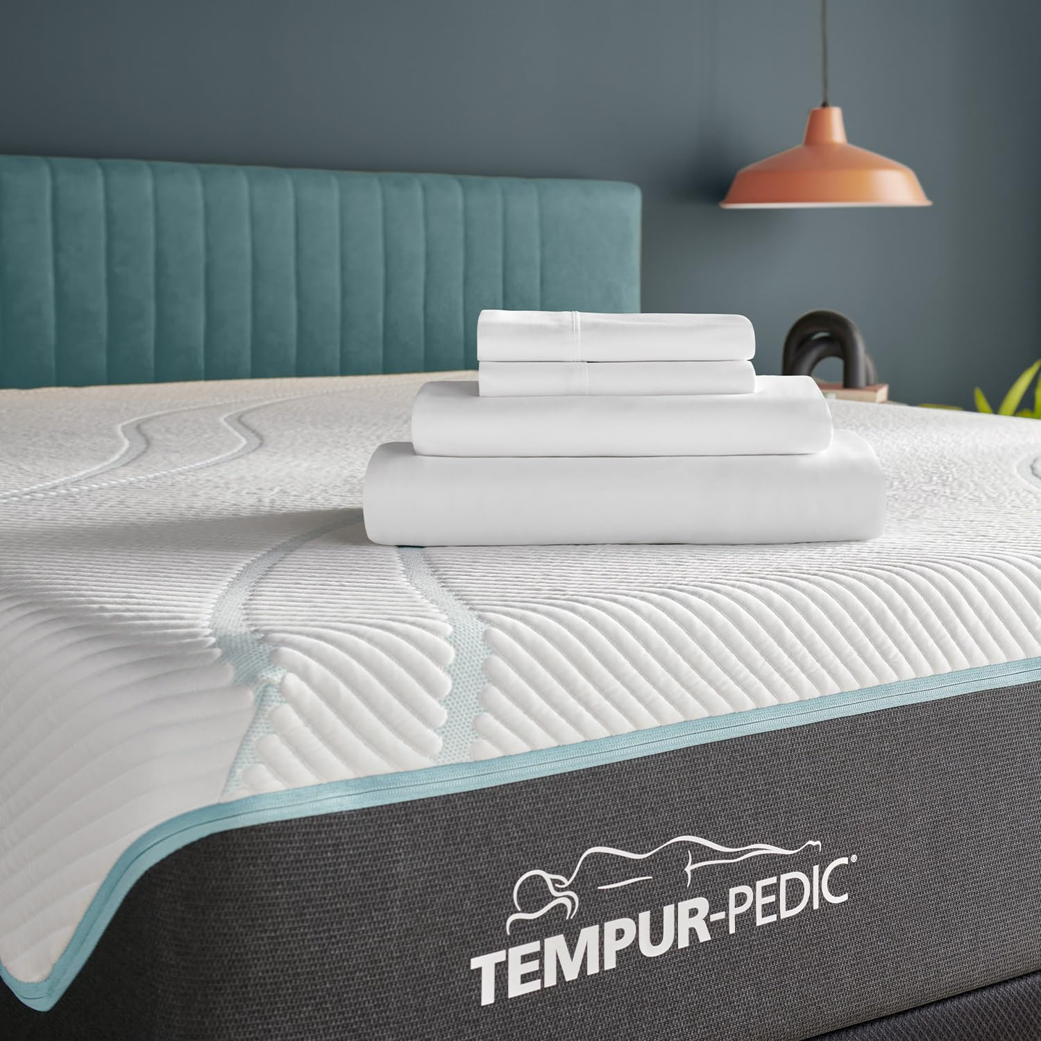 TEMPUR Classic Cotton Sheet Set White - Twin