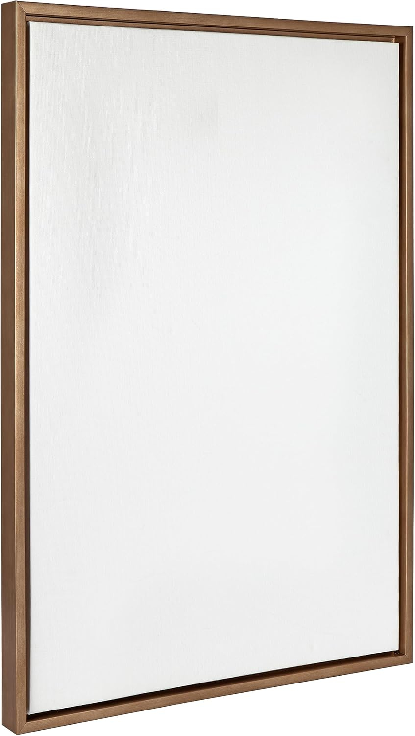 Kate and Laurel Sylvie Blank Framed Canvas Wall Art, 23x33 Gold, Modern Empty Canvas for Paint-Your-Own Art, Premium Canvas Already Framed
