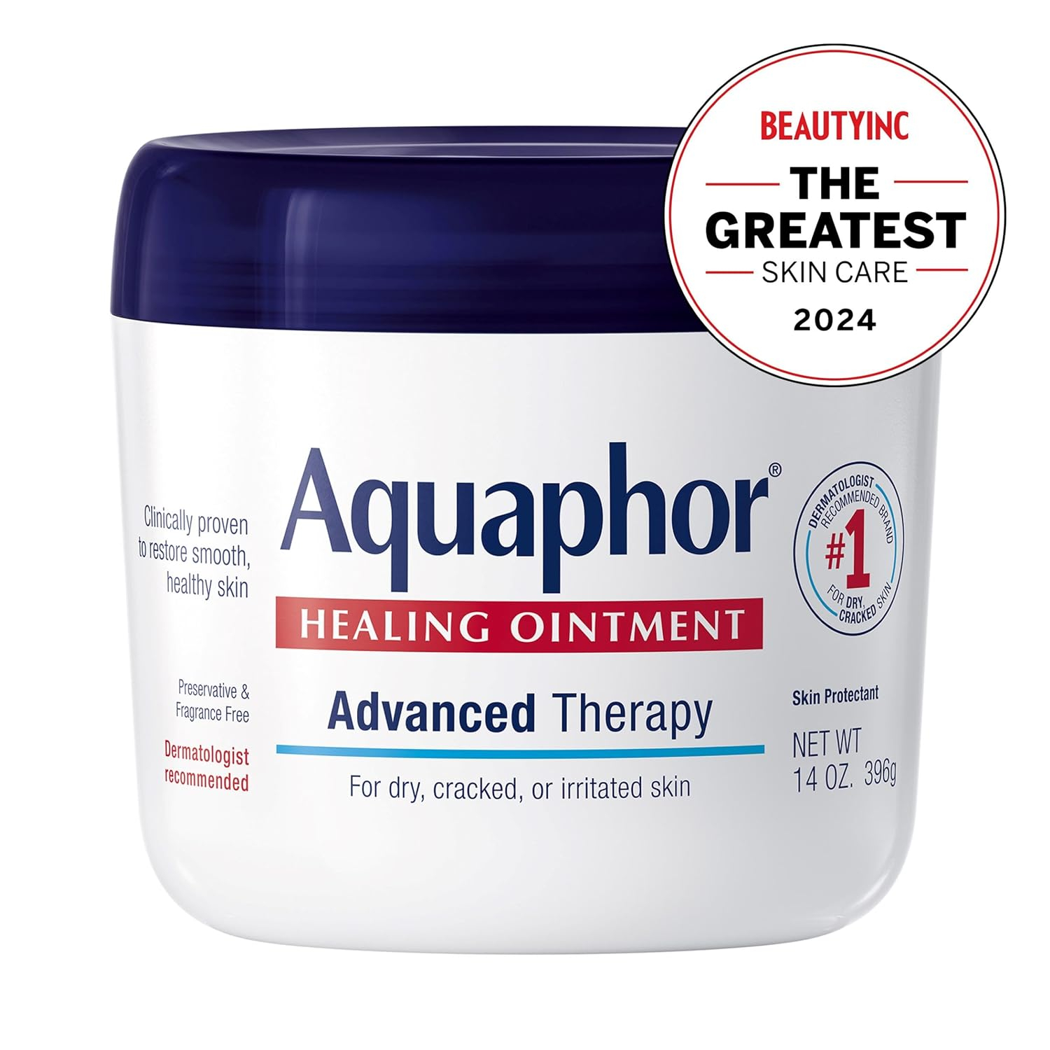 Aquaphor Healing Ointment, Use After Hand Washing, 14 oz. Jar
