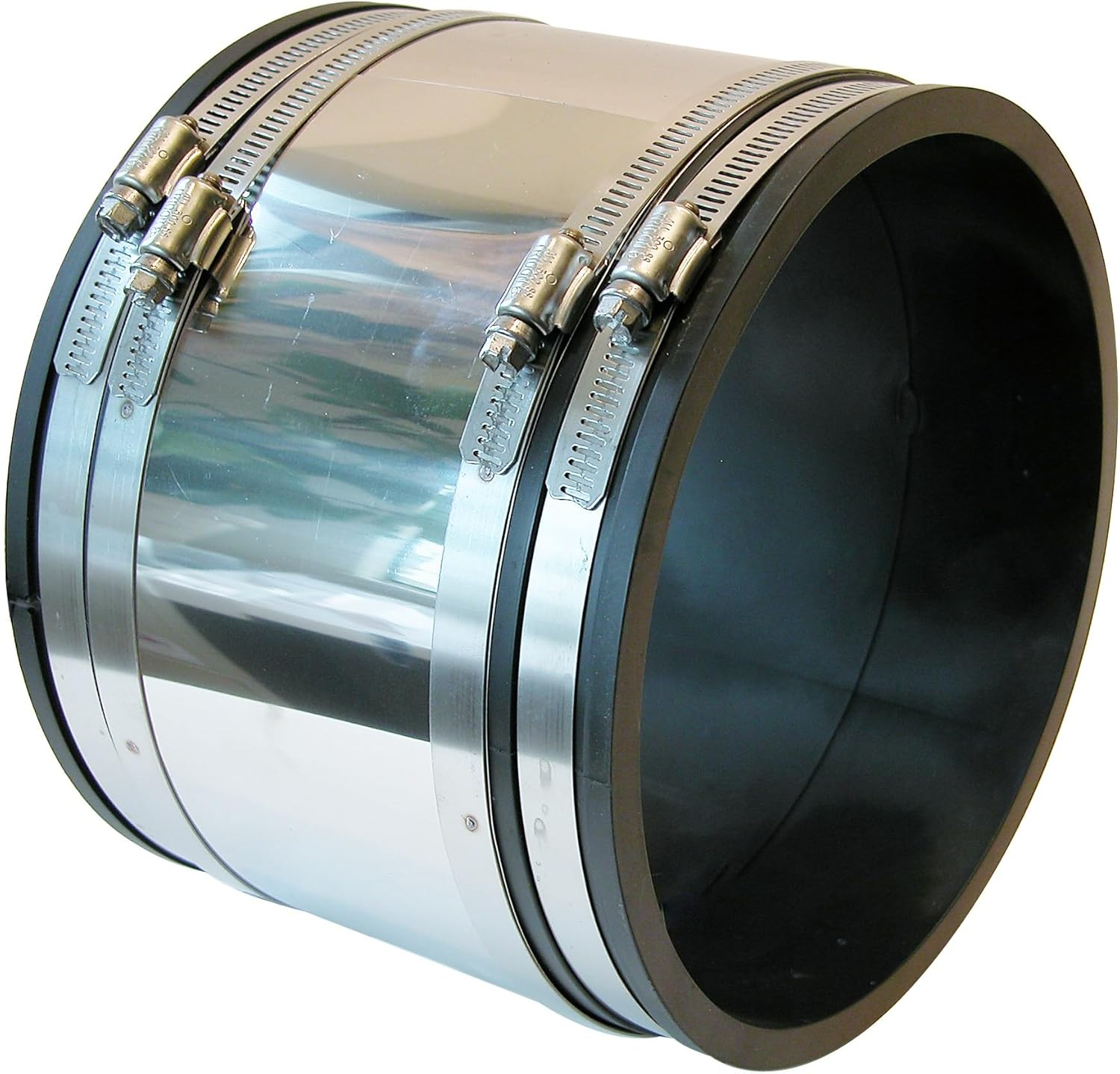Fernco 1056-88RC Shielded PVC Pipe Coupling for Cast Iron, Plastic or Steel to Cast Iron, Plastic or Steel Plumbing Connections