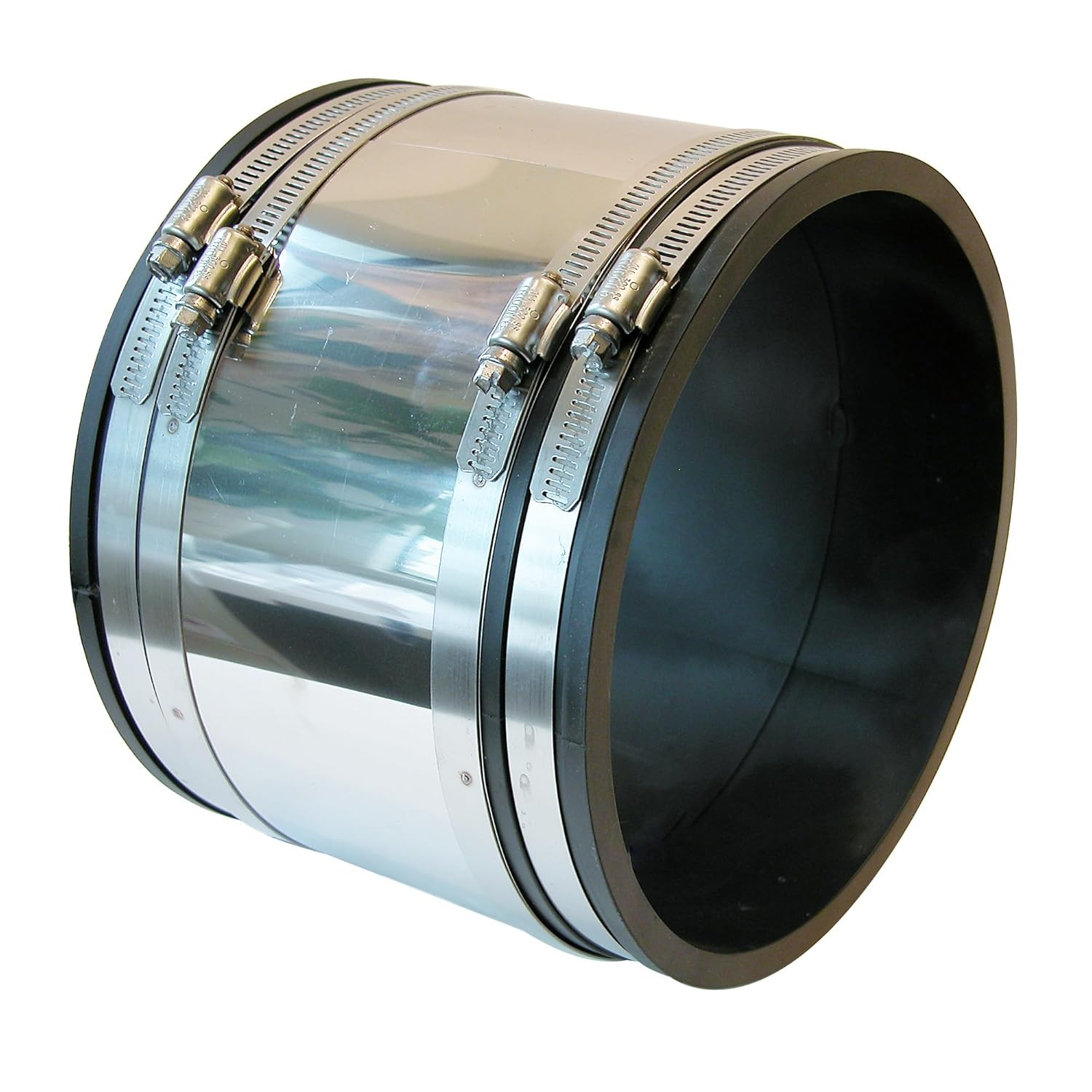 Fernco 1056-88RC Shielded PVC Pipe Coupling for Cast Iron, Plastic or Steel to Cast Iron, Plastic or Steel Plumbing Connections