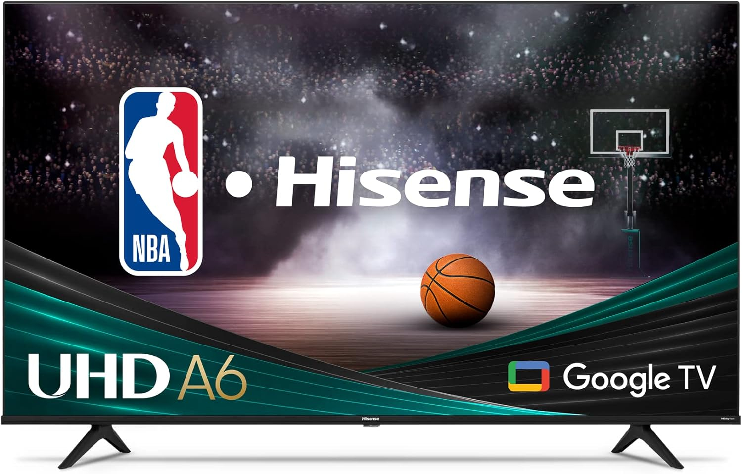 65-Inch Black LED 4K UHD Smart TV with Google Assistant