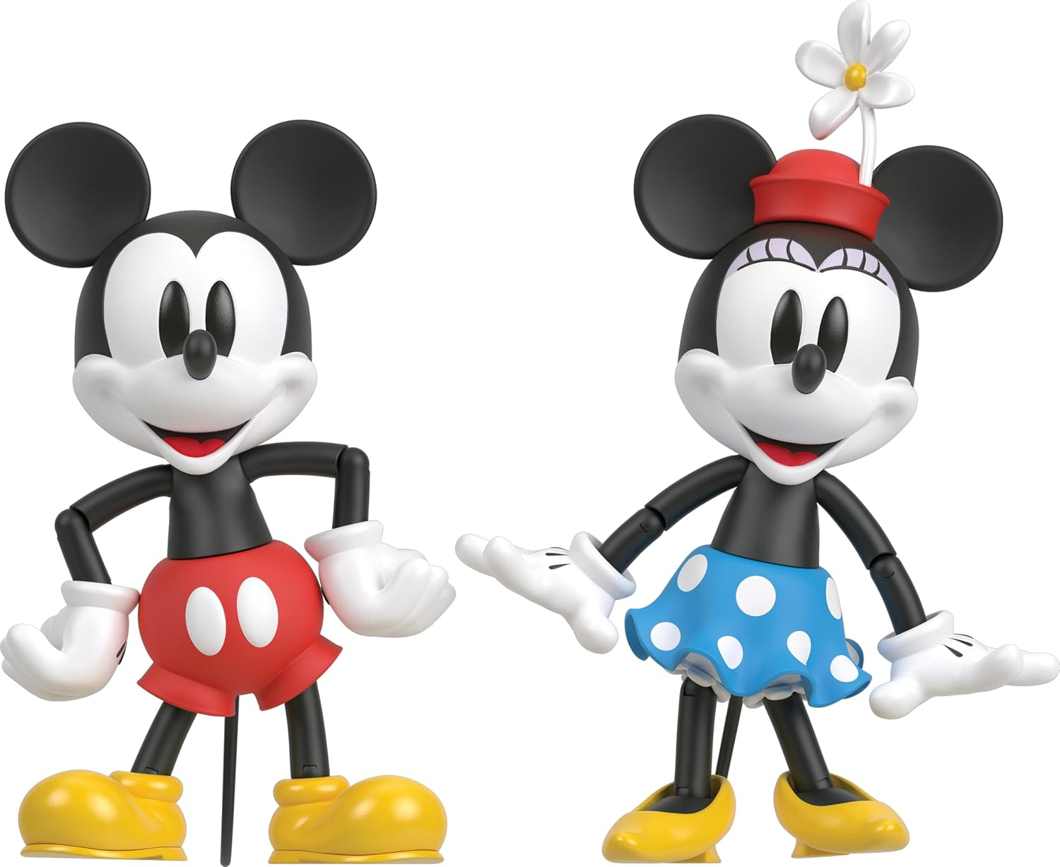 Disney 100 Mickey and Minnie Mouse Collectible Action Figures Set