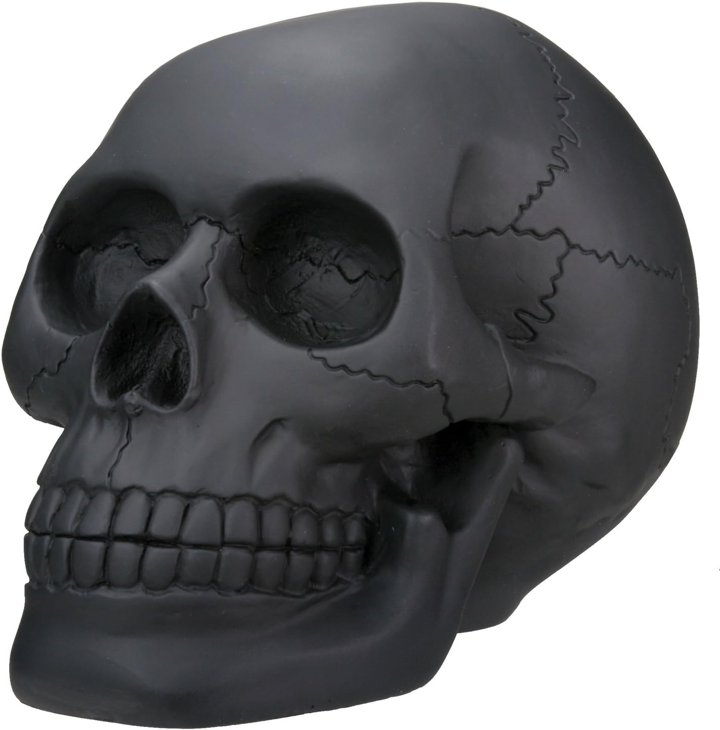 YTC SUMMIT 7749 Gorgeous Black Skull Figurine Statue