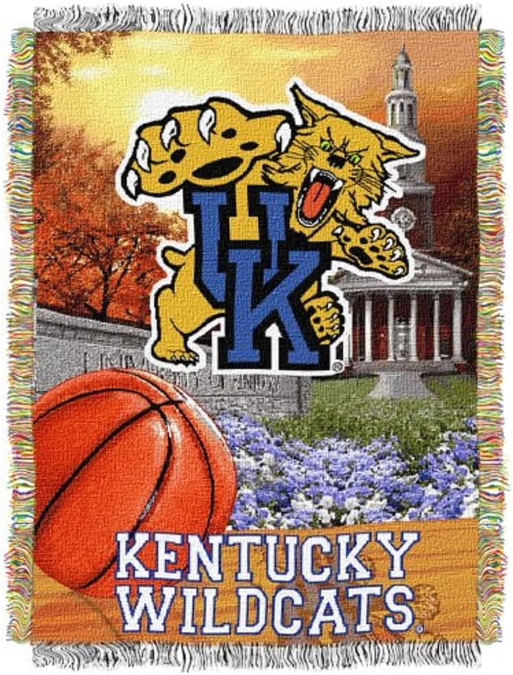 Northwest Co. NCAA Throw Blanket, Homefield Advantage College Sports Decor, 48x60 Inches