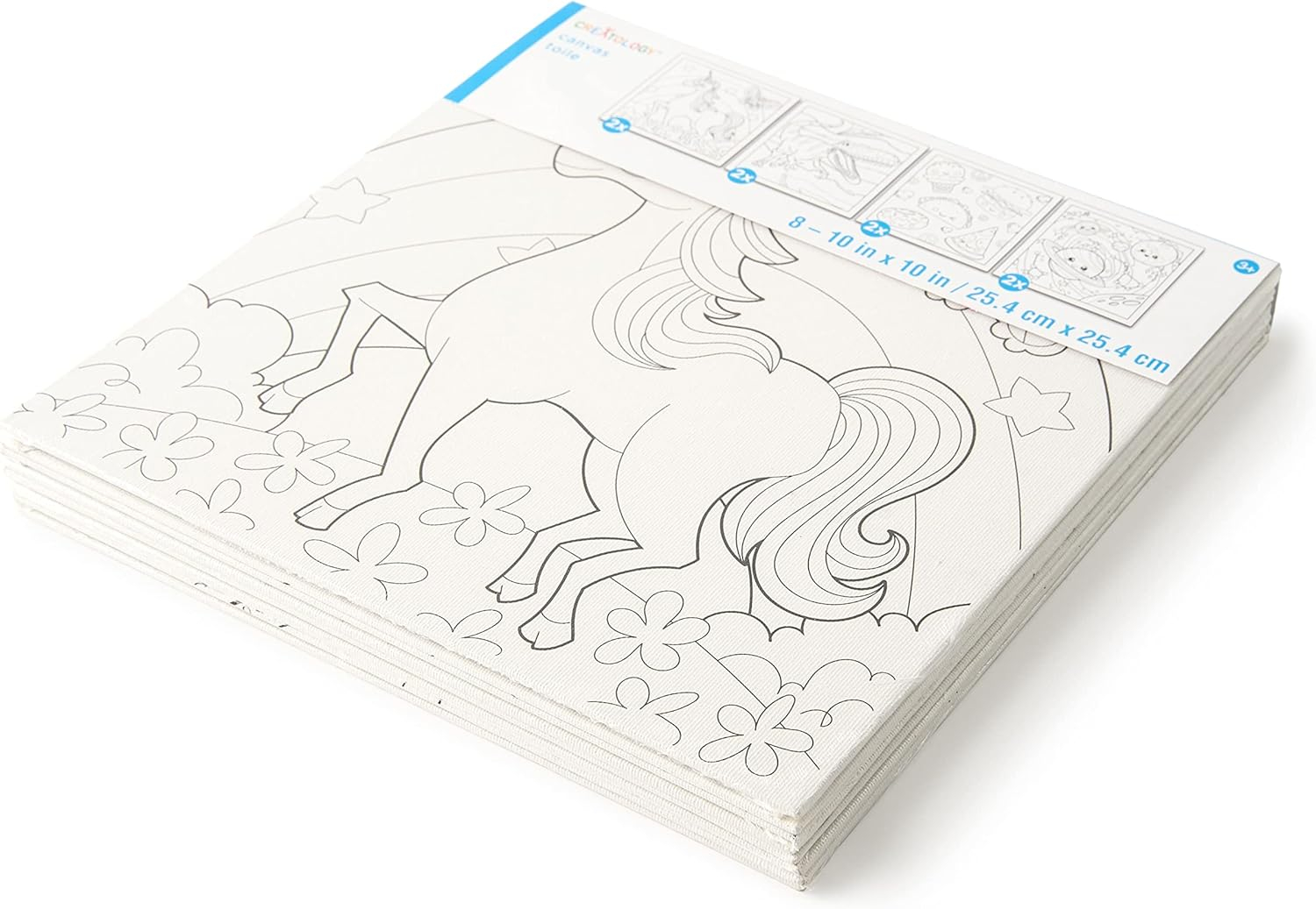 Pre-Printed Canvas Panels By Creatology™ - 8 Pack