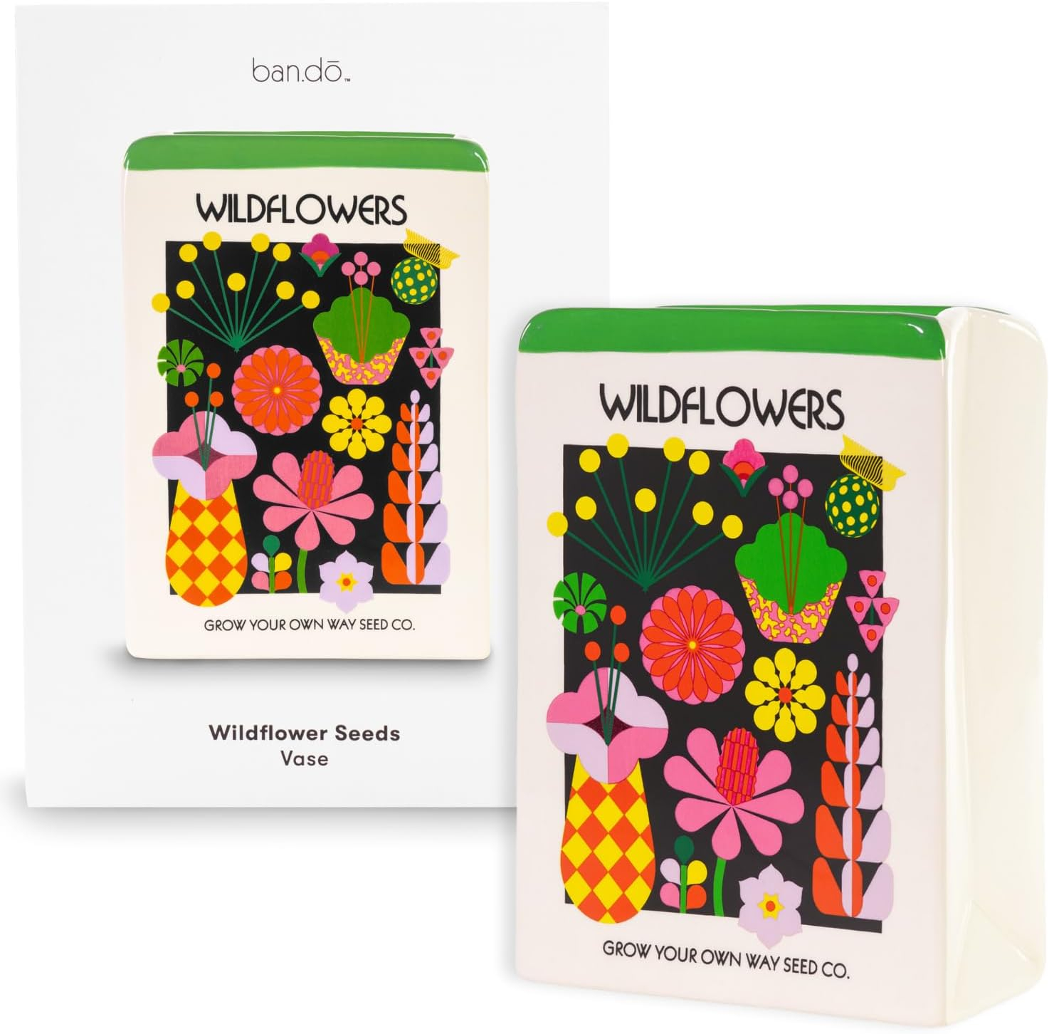ban.do Vase, Wildflower Seeds