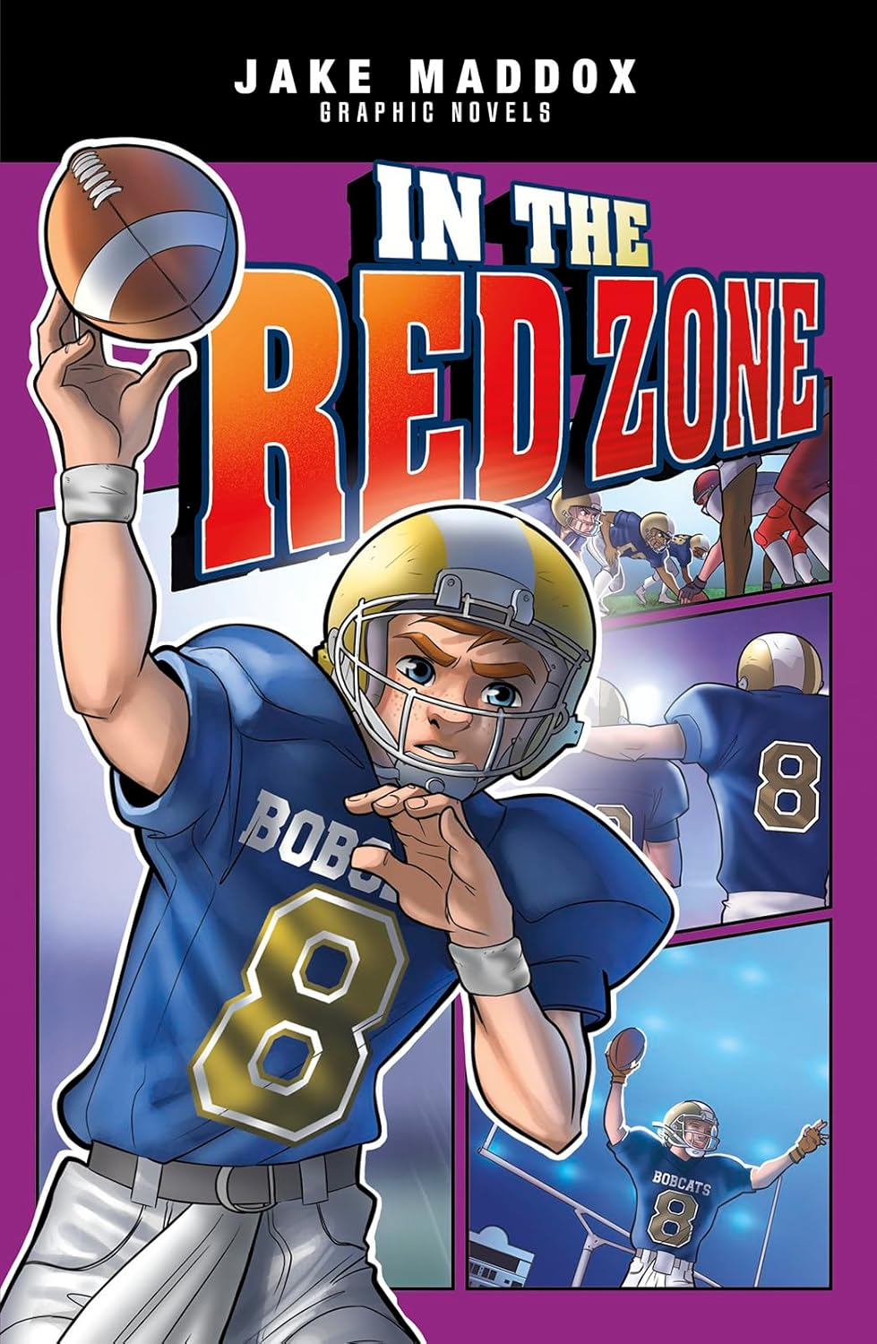 In the Red Zone: Exciting Football Graphic Novel for Kids