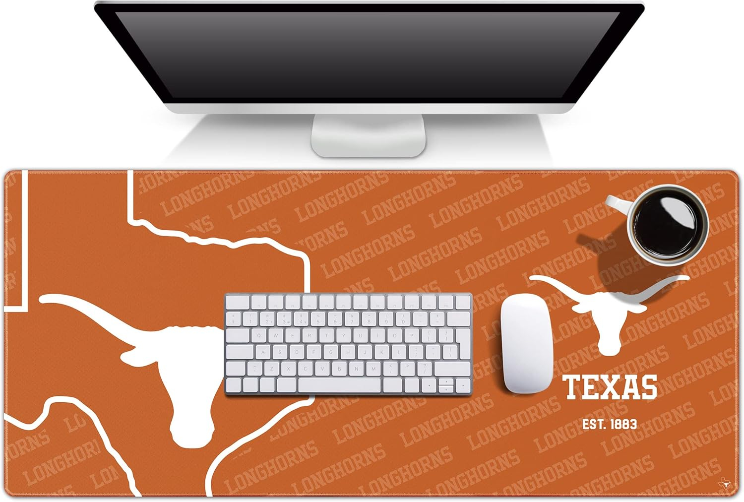 YouTheFan  35.4 x 15.7 in. Texas Longhorns Logo Desk Pad