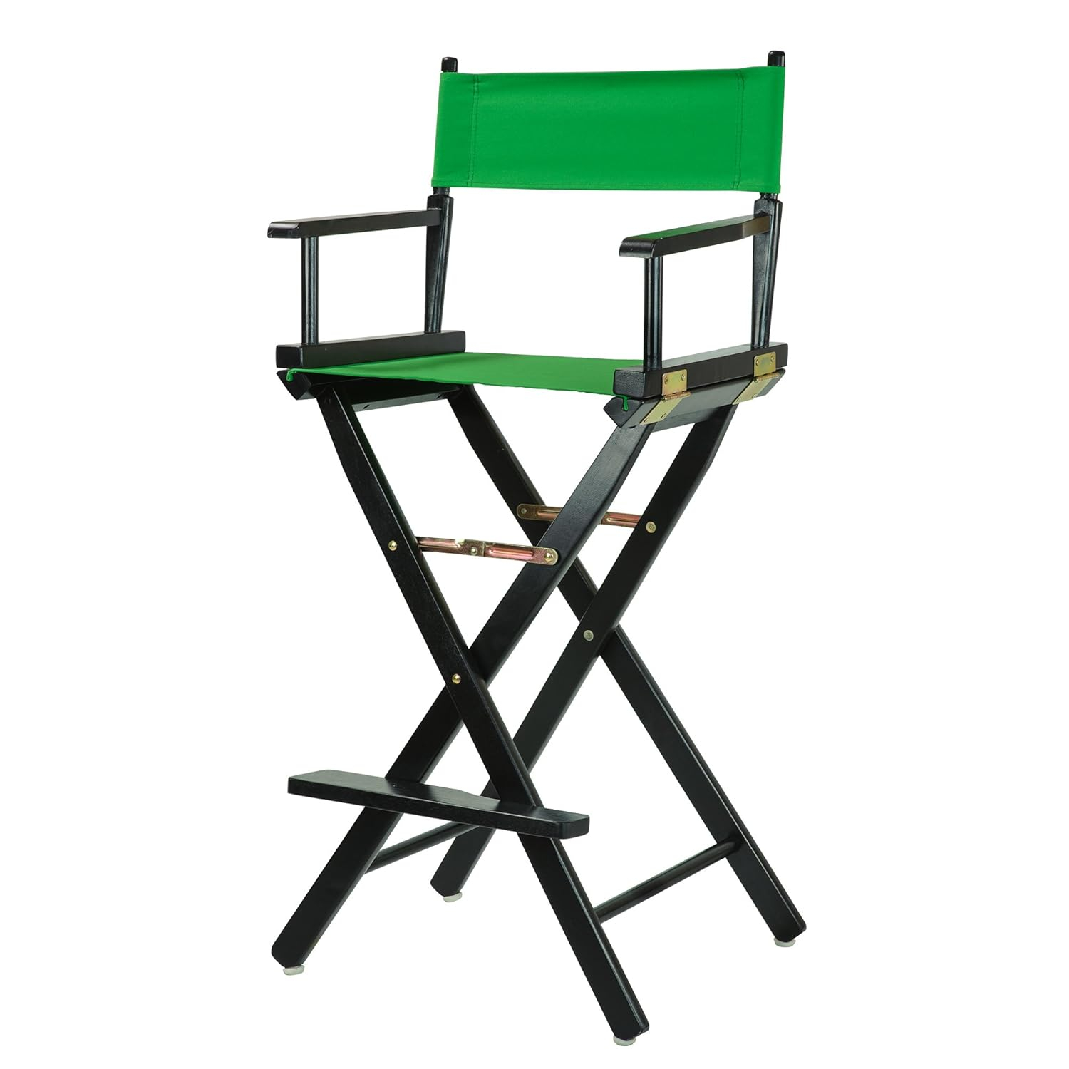30" Director's Chair Black Frame-Green Canvas