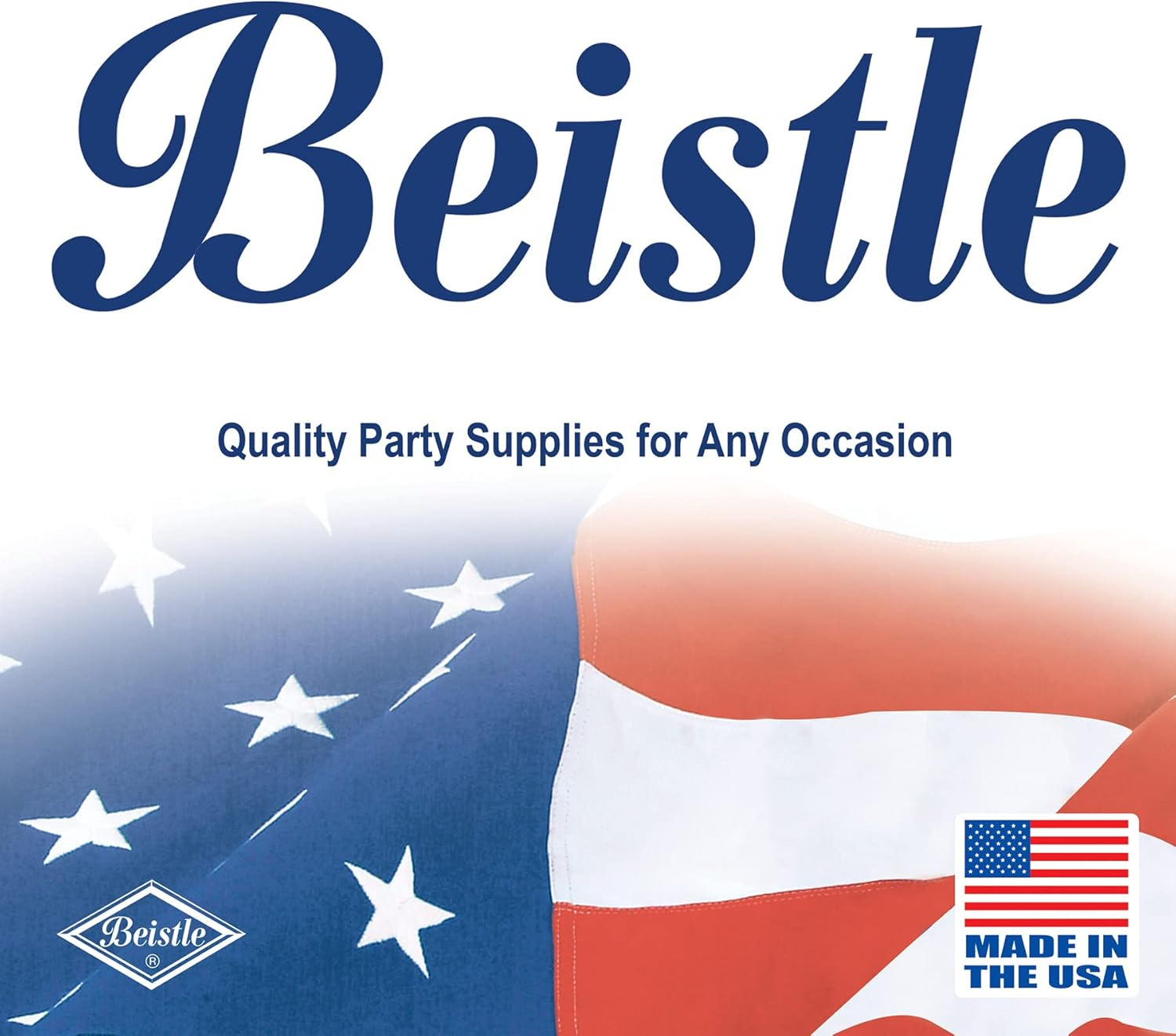 Red and White Cardstock Concessions Pennant Banner