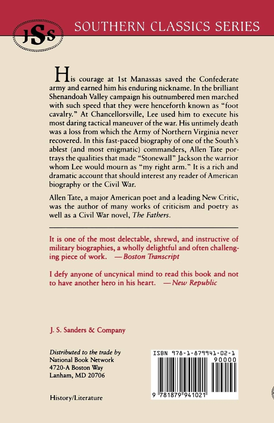 Stonewall Jackson: The Good Soldier Hardcover Book