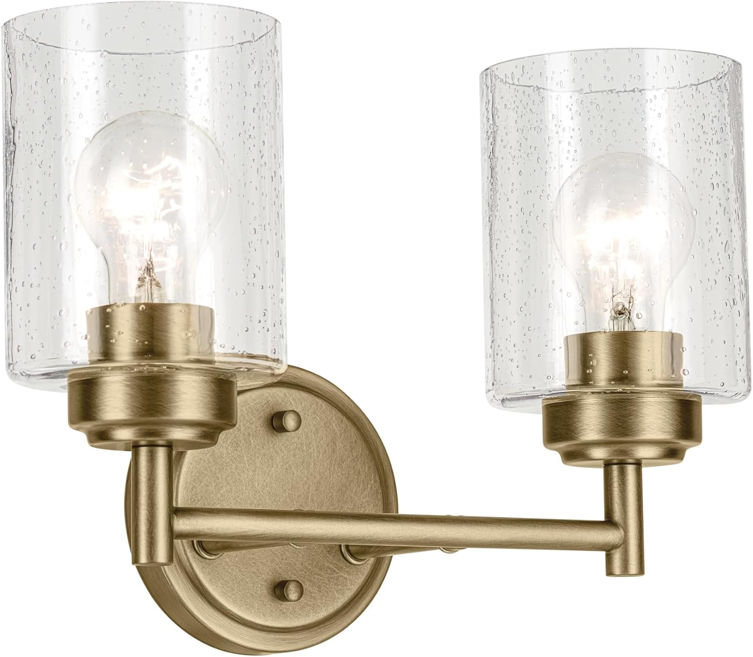 Kichler Lighting Winslow 2 - Light Vanity in  Natural Brass