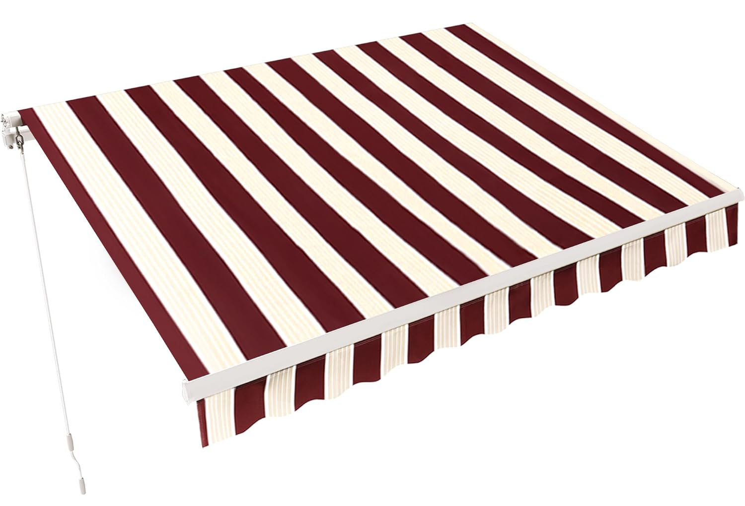 Newacme LLC Freeport Park Alvin 10 ft. W x 8 ft. D Retractable Patio Awning