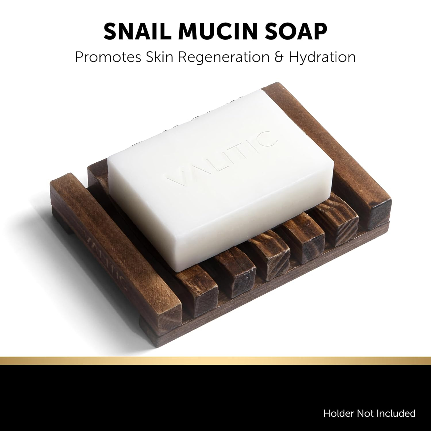 VALITIC Kojic Acid Soap Bars - Turmeric, Snail Mucin, Charcoal and Lemon - 4 Assorted Dark Spot Remover Soaps with Hyaluronic Acid, Vitamin C, Vitamin E and Shea Butter