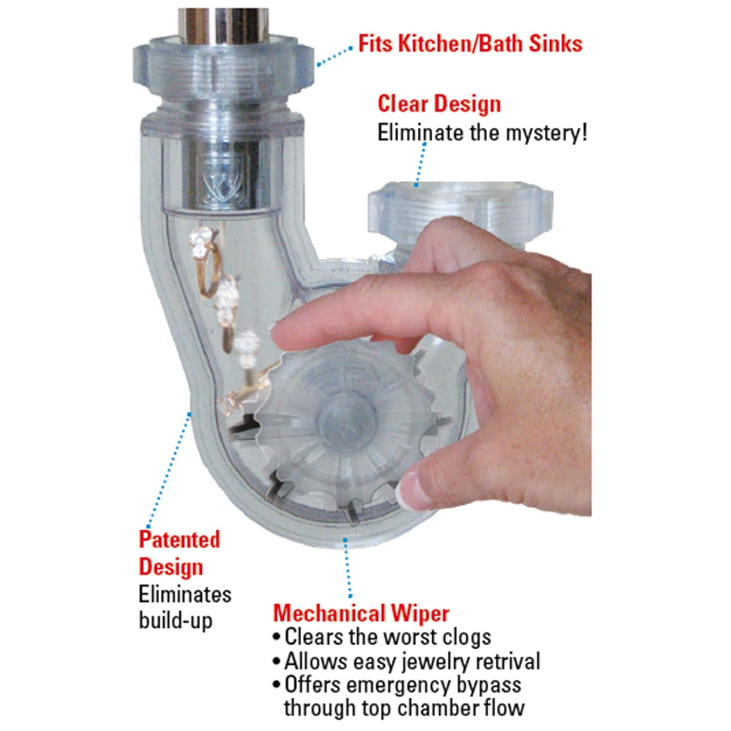 1-1/2 in. ABS Slip Joint P-Trap
