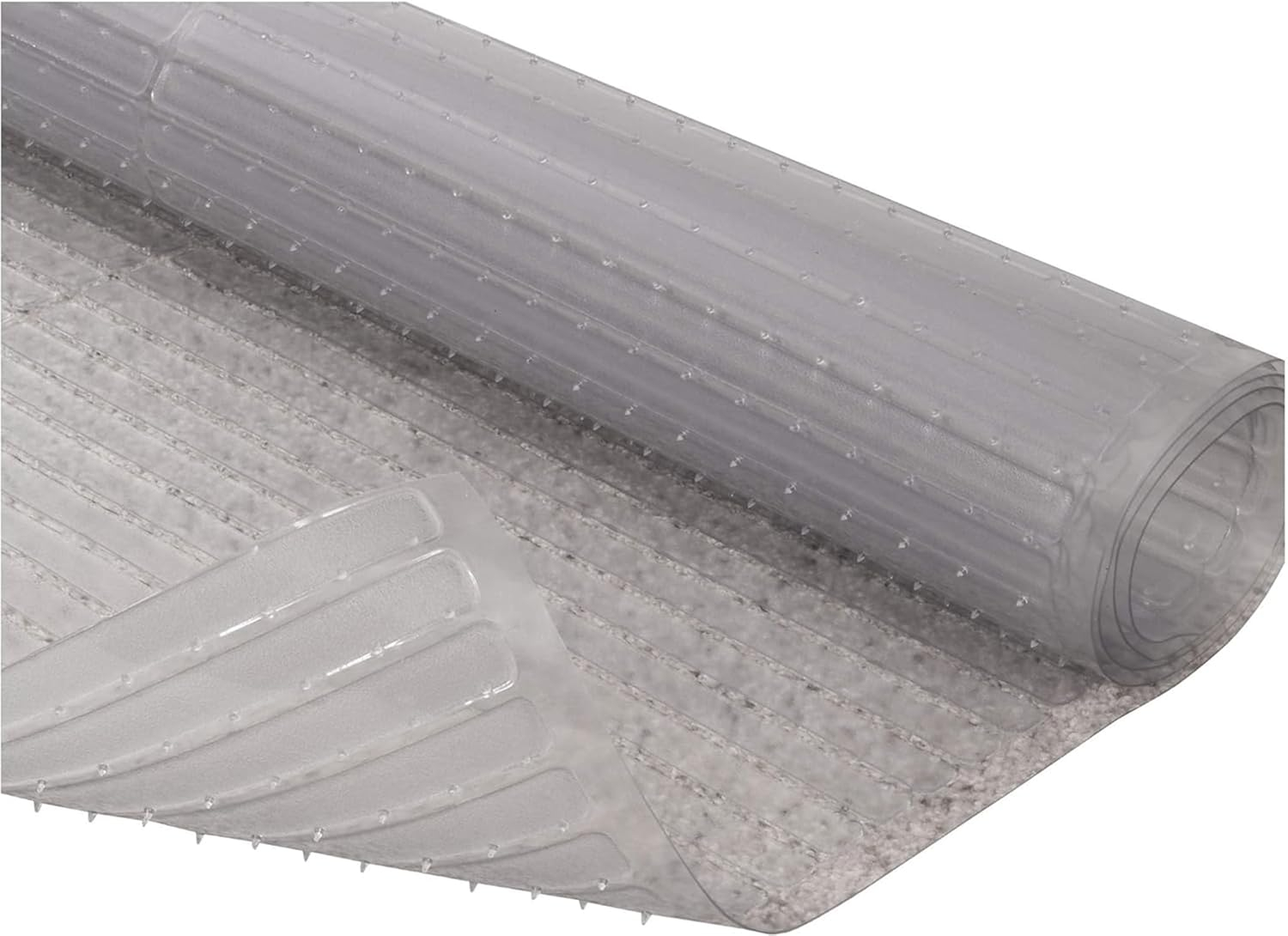 Resilia 27" x 6' Clear Vinyl Plastic Deep-Pile Floor Runner/Protector