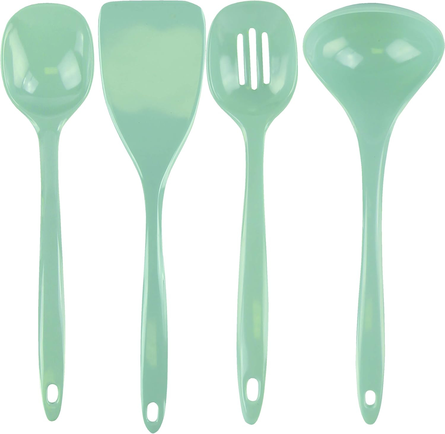 Calypso Basics by Reston Lloyd, 4pc Melamine Utensil Set, Seafoam