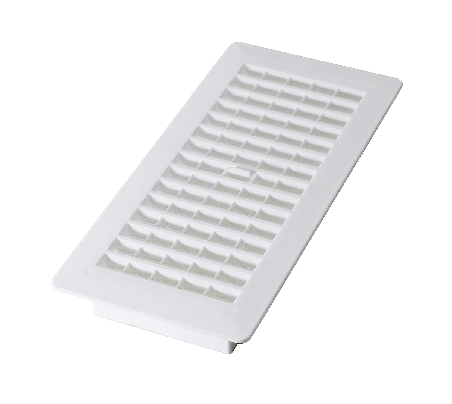 Decor Grates PL410-WH 4-Inch by 10-Inch Plastic Floor Register, White