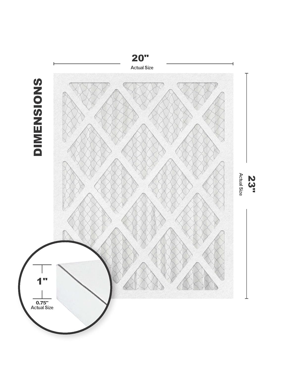 Accumulair Platinum 16x20x1 Electrostatic Furnace Filter 4-Pack