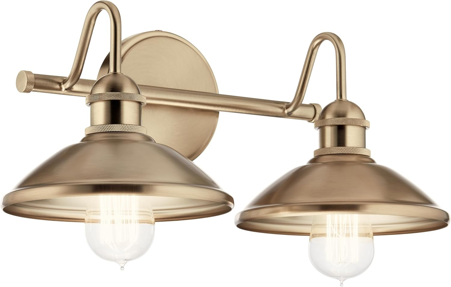 Kichler Lighting Clyde 2 - Light Vanity in  Champagne Bronze