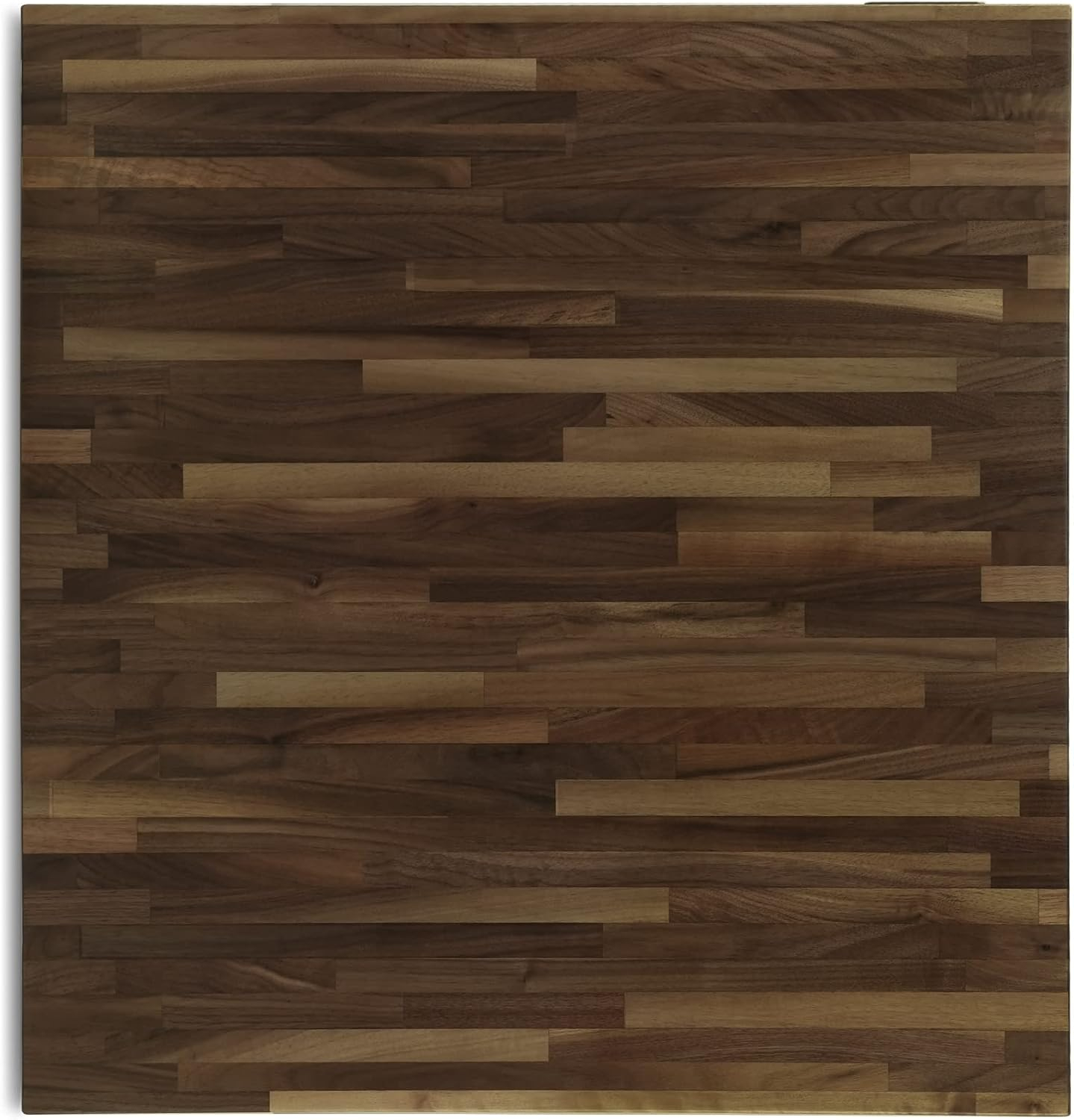 CONSDAN Butcher Block Counter Top, Walnut Solid Hardwood Countertop, Wood Slabs for Kitchen, Reversible, Both Side Polished, Prefinished with Food-safe Oil, 1.5" Thickness, 12"x25"