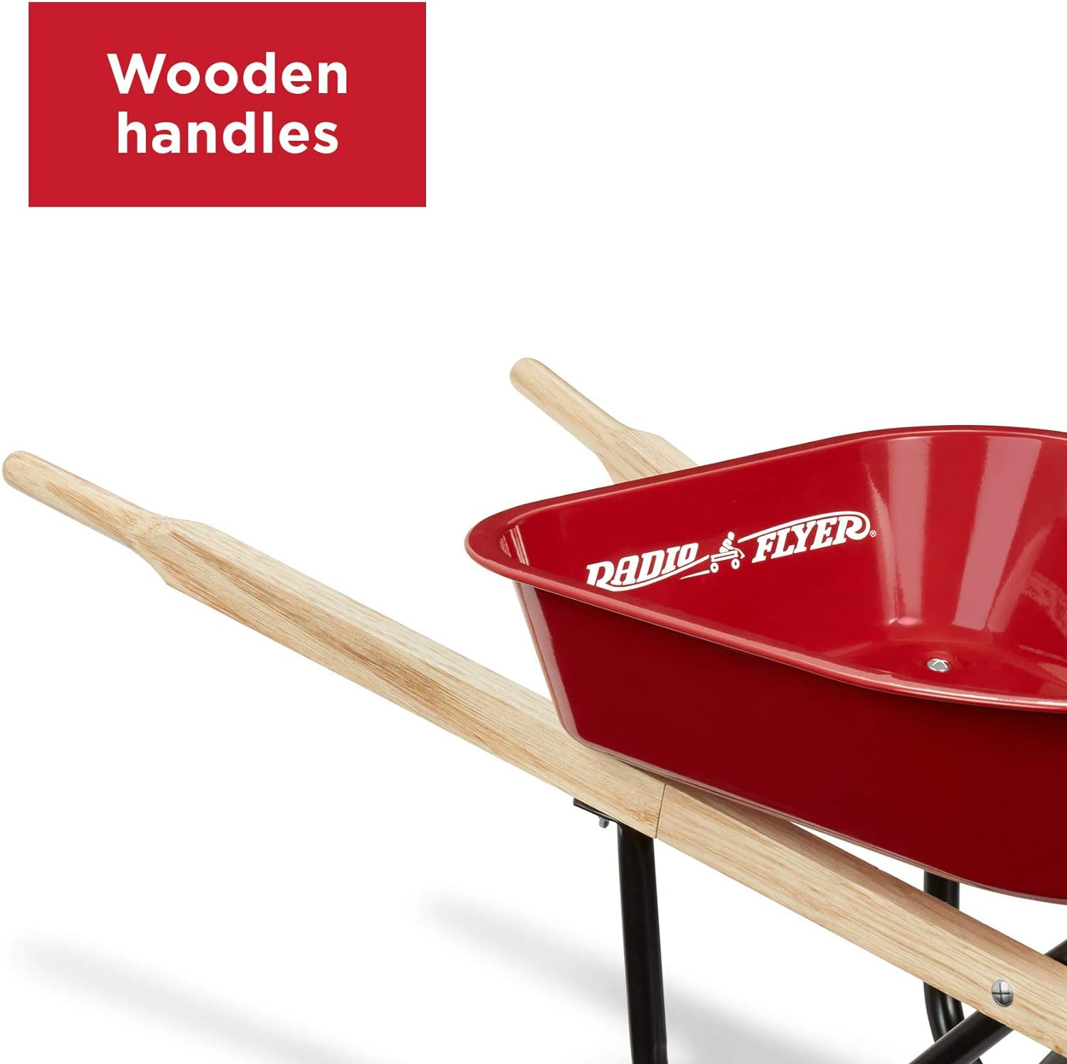 Radio Flyer Kid's Wheelbarrow, Red Toy Wheelbarrow for Children