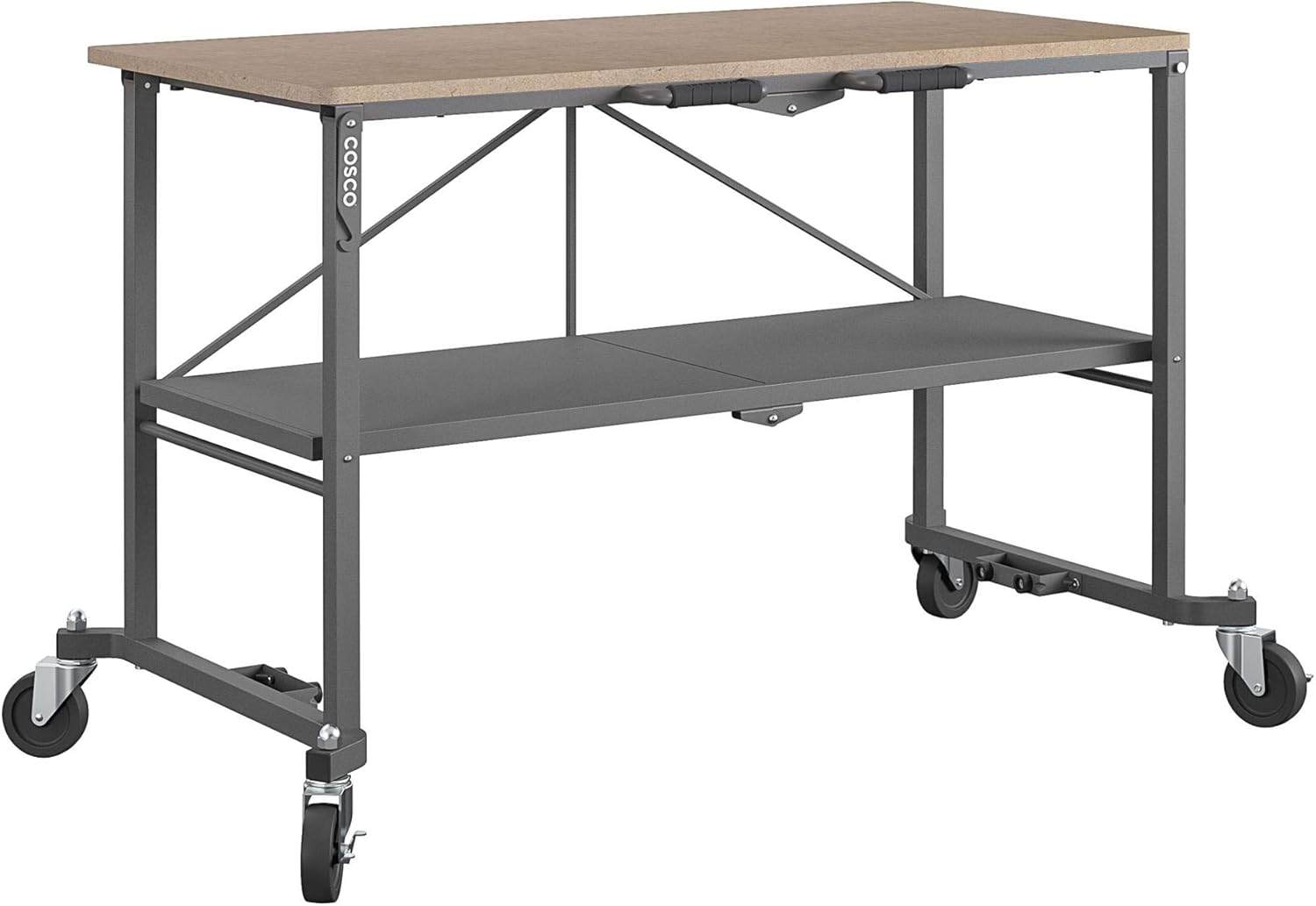 COSCO SmartFold Portable Workbench / Folding Utility Table (Steel)