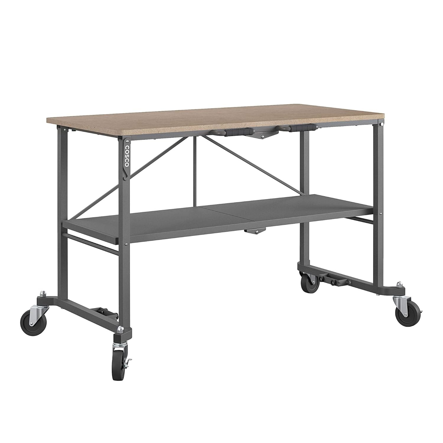 COSCO SmartFold Portable Workbench / Folding Utility Table (Steel)