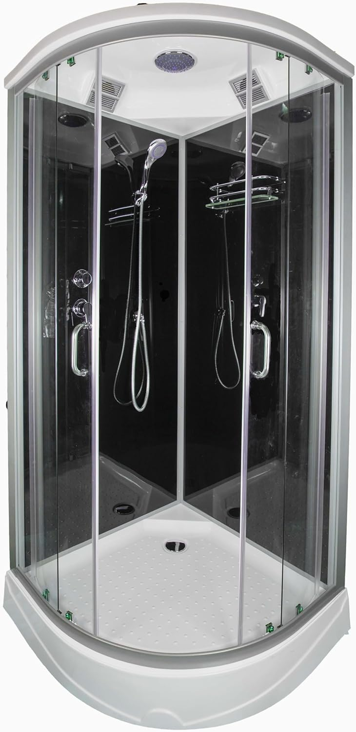Heirloom Shower Kit S-3232 Black (Water Connection on Left-hand Side)
