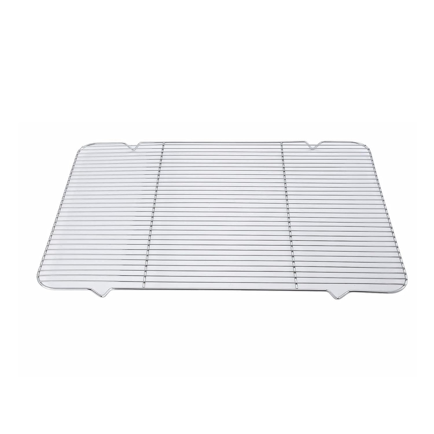 Medium Chrome Rectangular Icing and Cooling Rack with Built-in Feet
