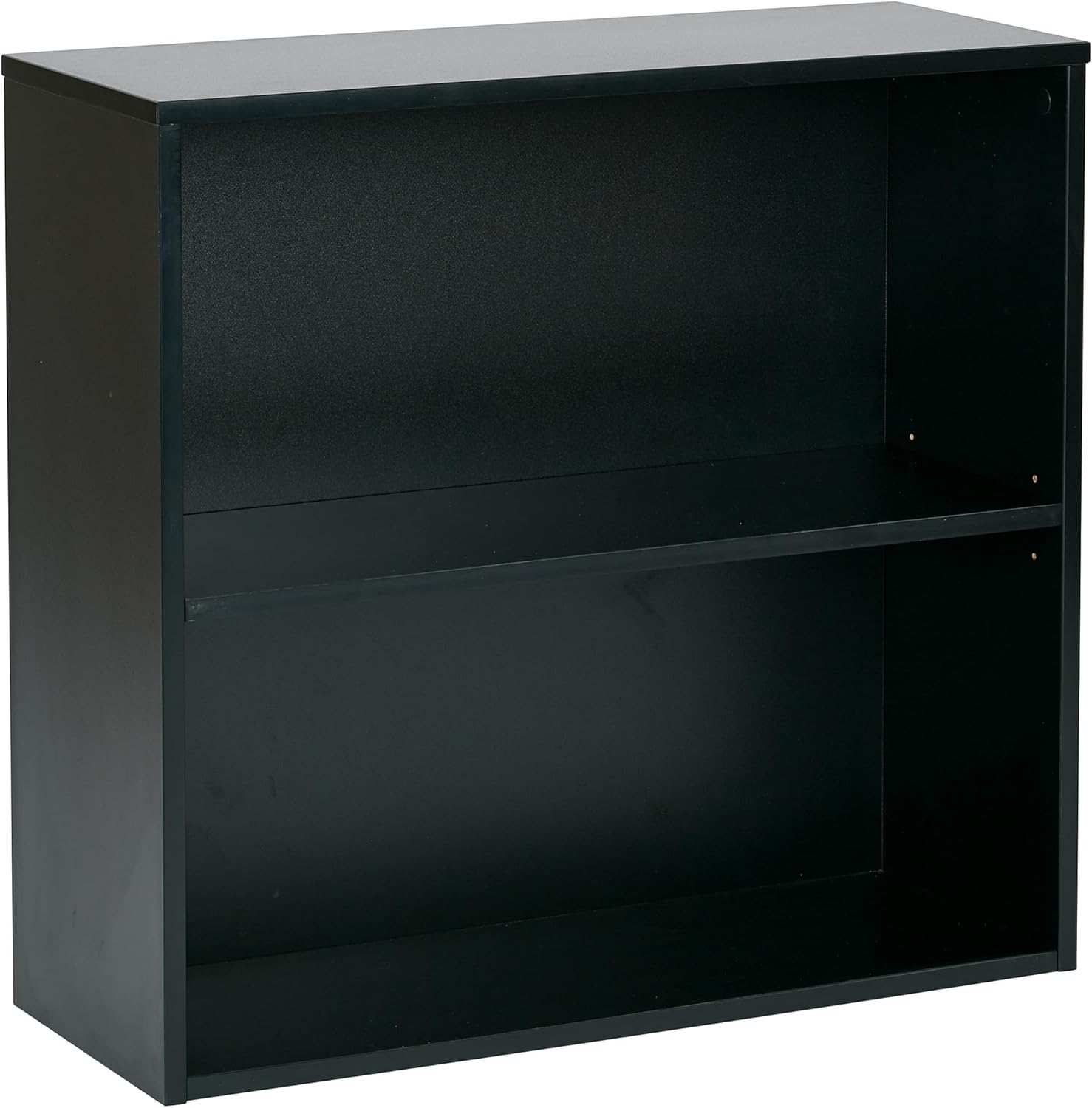 Prado 30 inch 2 Shelf Multipurpose Black Bookcase Engineered Wood