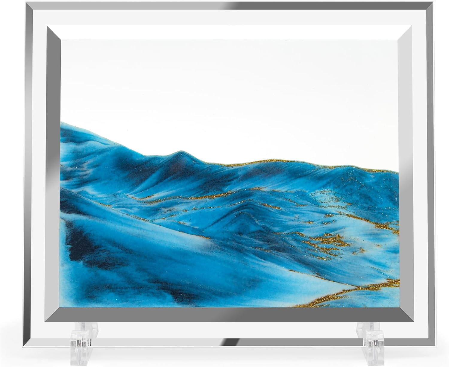 Coitak Moving Sand Art Picture, Dynamic Sand Picture, Desktop Sand Art for Home Decor and Office (12x10inch)