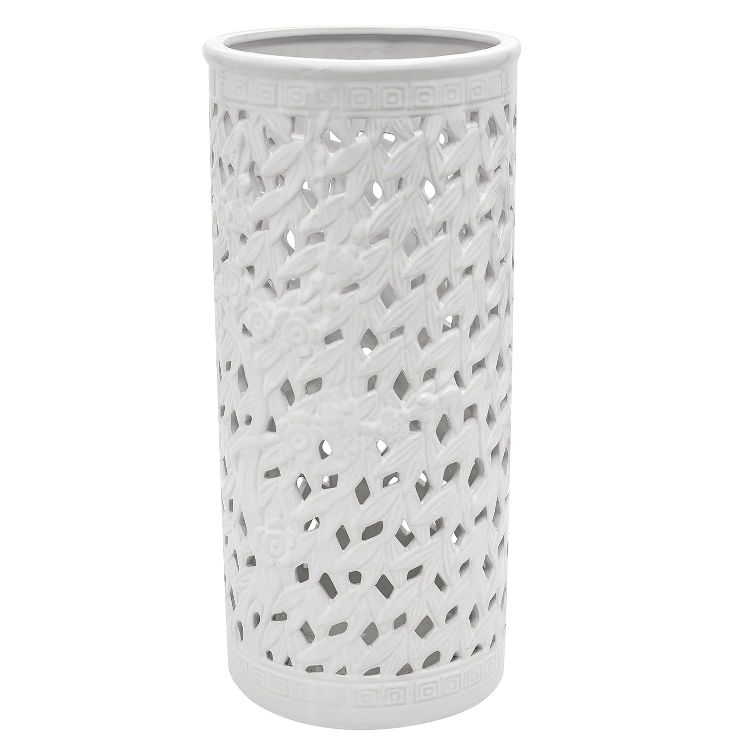 20" Bamboo Lattice Umbrella Stand