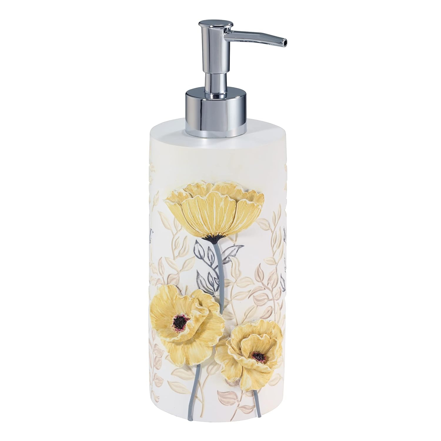 Heavy Duty Resin Lotion Dispenser, Marielle Yellow