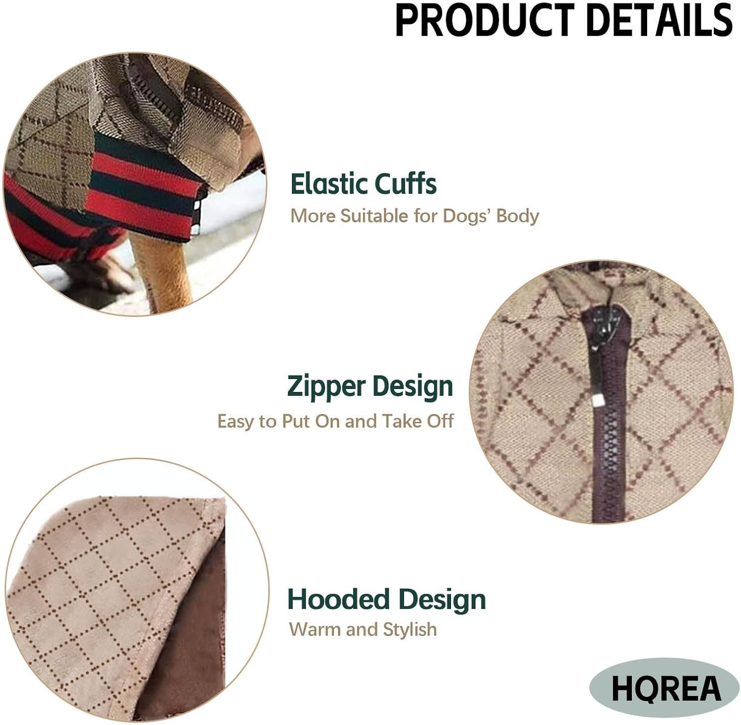 Dog Hoodie Luxury Winter Small Dog Jacket Clothes Classic Designer Warm Pet Coats Zipper Design Easy On/Off French Bulldog Teddy Pug Puppy Clothes(S)