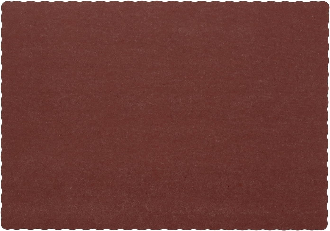 Royal Burgundy Disposable Placemat 9.25 Inch x 13.25 Inch, Package of 1000