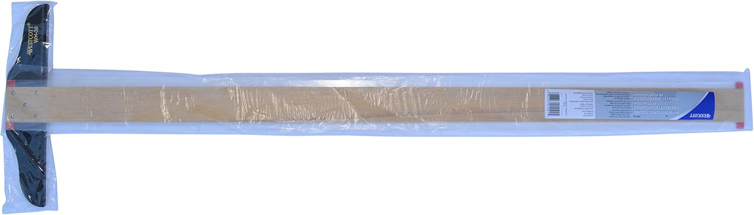 Westcott Lettercraft 36-Inch Fixed Head T-Square, Wood (WH-36)