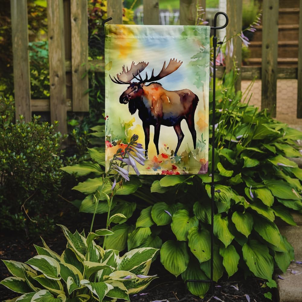 Moose Garden Flag 11.25 in x 15.5 in