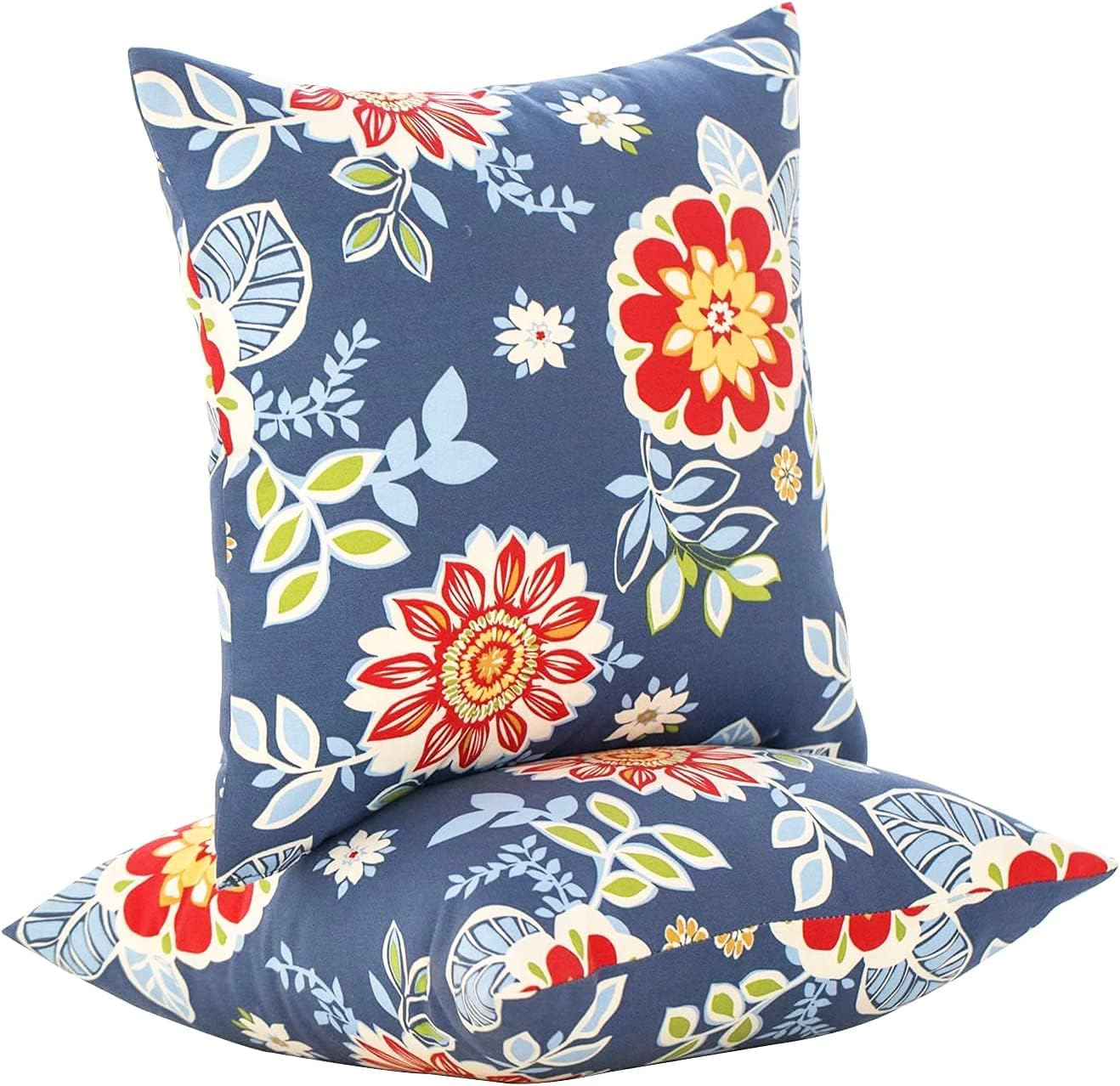 JMGBird Outdoor Pillows Waterproof Set of 2 Outdoor Pillow 18×18 Inch Outdoor Throw Pillows for Patio Furniture, Bed, Couch, and Sofa
