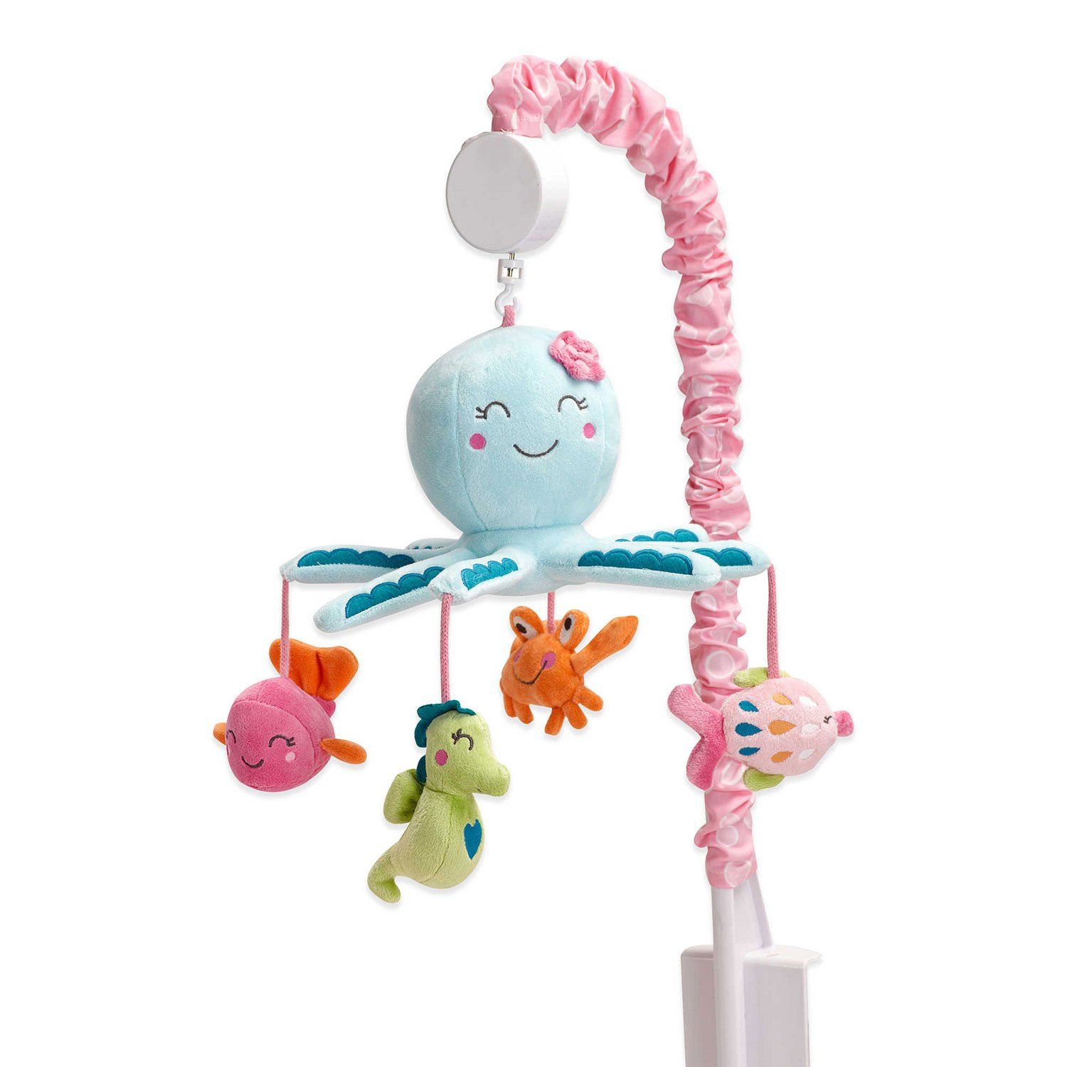 Carter's Sea Collection Musical Mobile, Seahorse, Fish Pink, Blue, Turquoise, Infant Girl,