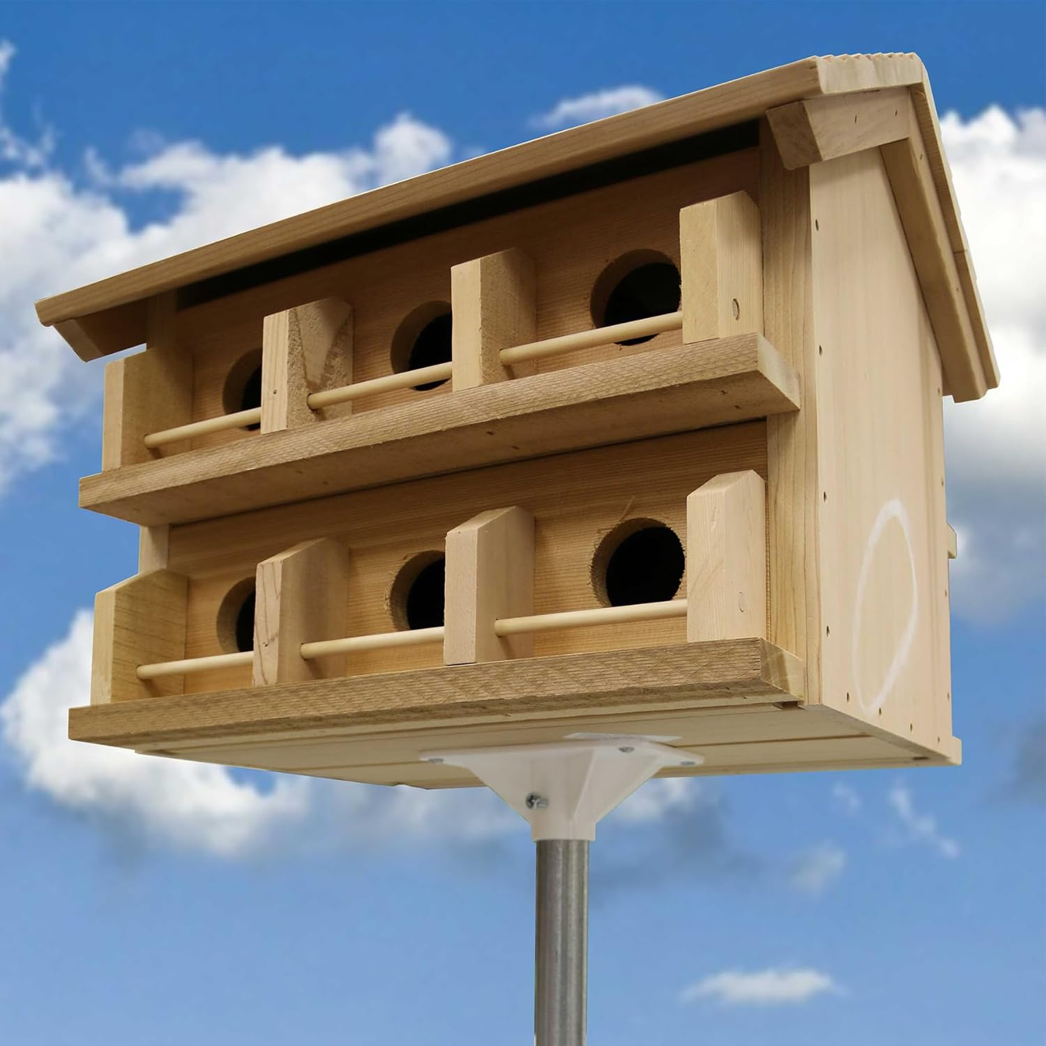 Heath Outdoor Products 12 Room Deluxe Redwood House With Rails