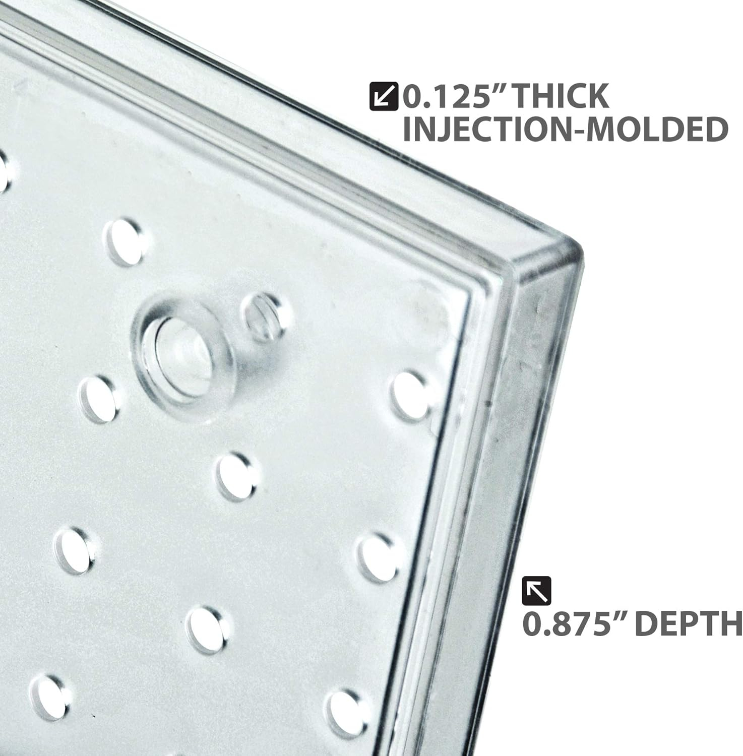 Pegboard Wall Panel Storage Solution, Size: 24"x 24", 2-Pack