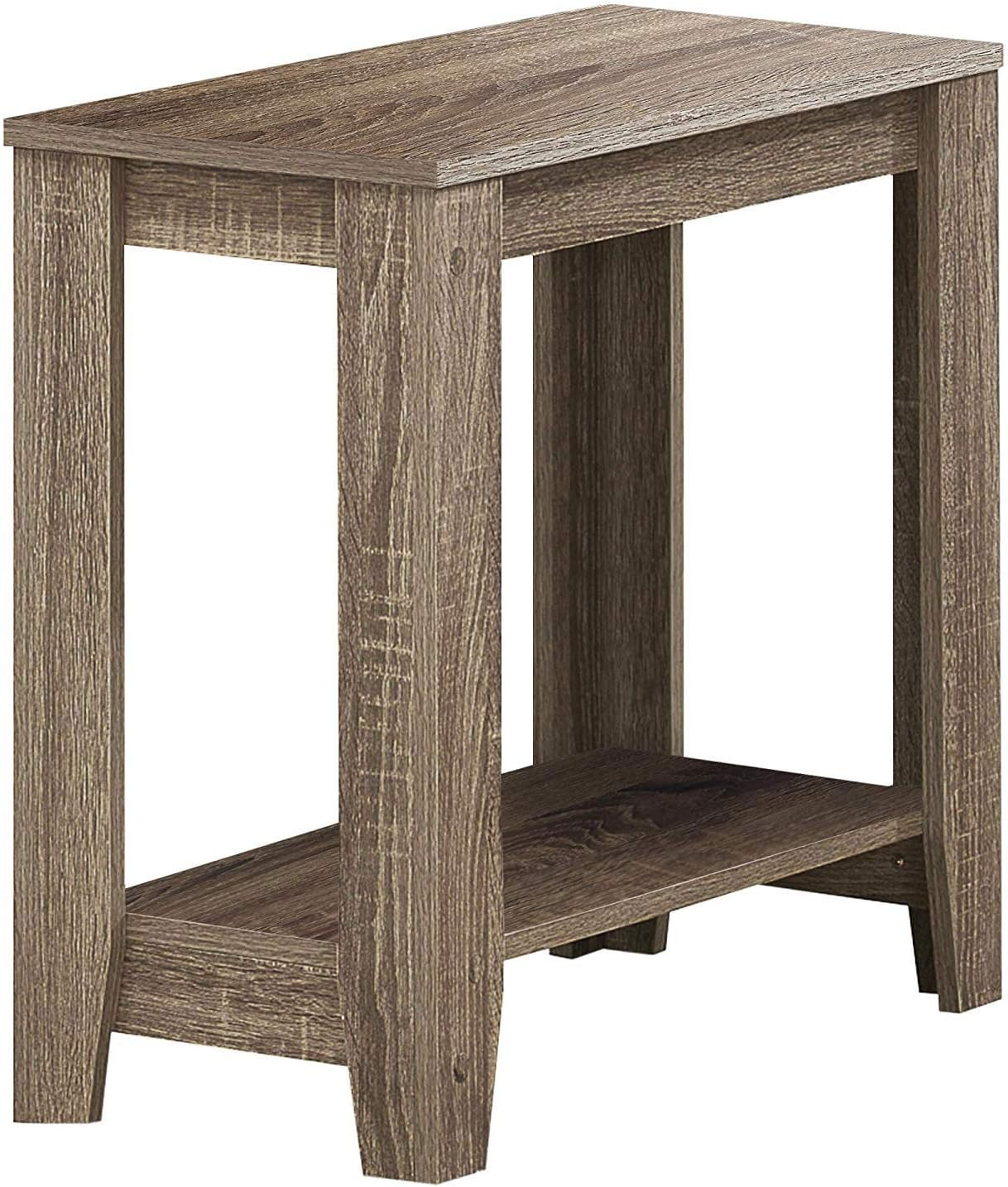 Accent Table Side End Nightstand Lamp Living Room Bedroom Laminate Brown
